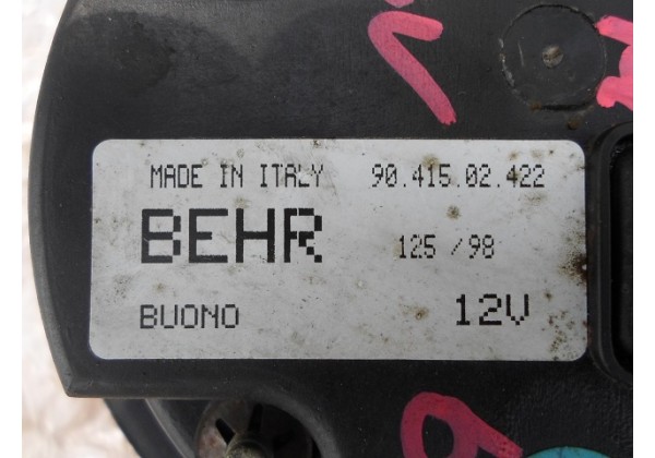 вентилятор пічки Рено Лагуна, Шафран , для авто с кліматом, Behr 9041502422, 7701035902